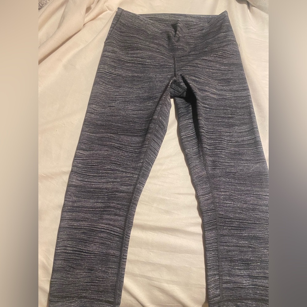 Lululemon wunder under high rise crop 23” size 8 pants